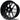 Dinan Forgeline SE1 Performance 20" Wheel Set - 2012-2016 BMW M5 F10 - D750-0061-SE1-BLK/SIL