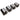 3D Design G8X / G9X Stainless Exhaust Tip Set